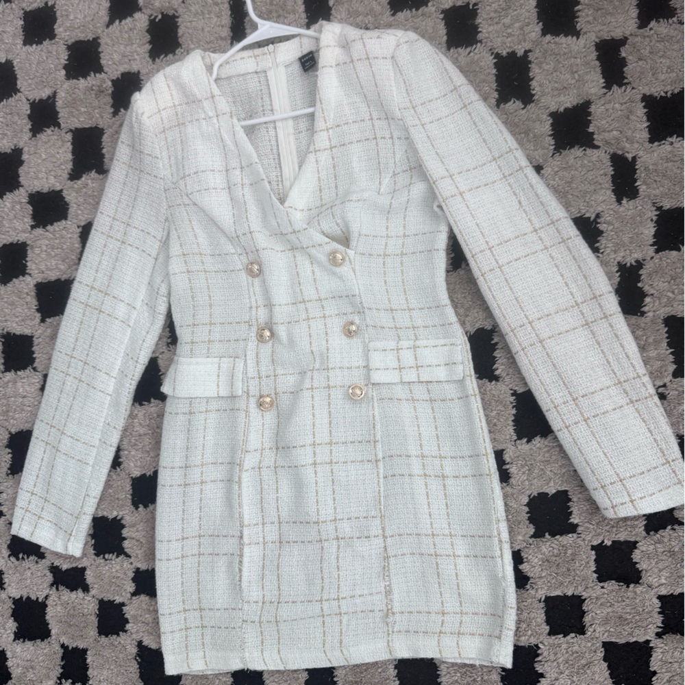 SHEIN French Tweed Dress